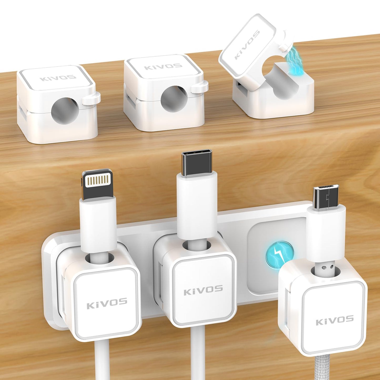 Magnetic Cable Clips Cord Organizer Wire Holder