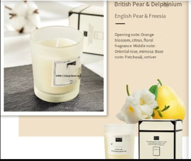 Basic Aromatherapy Soy Candle for Home