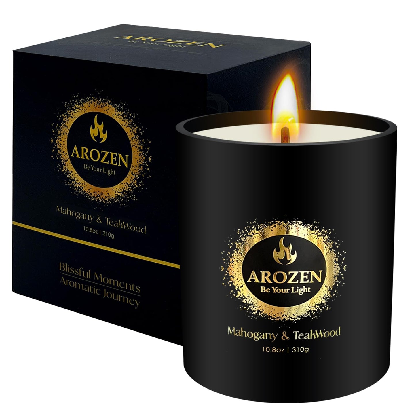 Mahogany Teakwood Candle Scented Candle